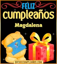 GIF Tarjetas animadas de cumpleaños Magdalena